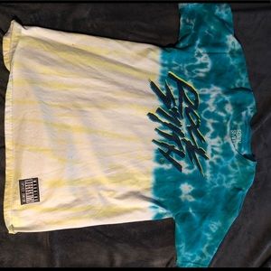 Rock Smith multi colored tye dye T shirt